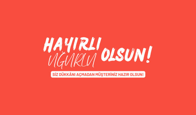 HAYIRLI OLSUN!